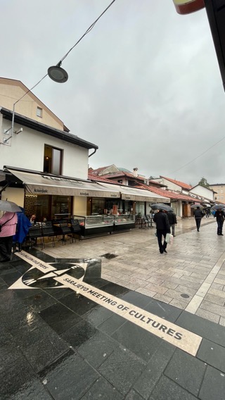 Übergang zwischen der orientalischen und der westlichen Welt In Sarajevo